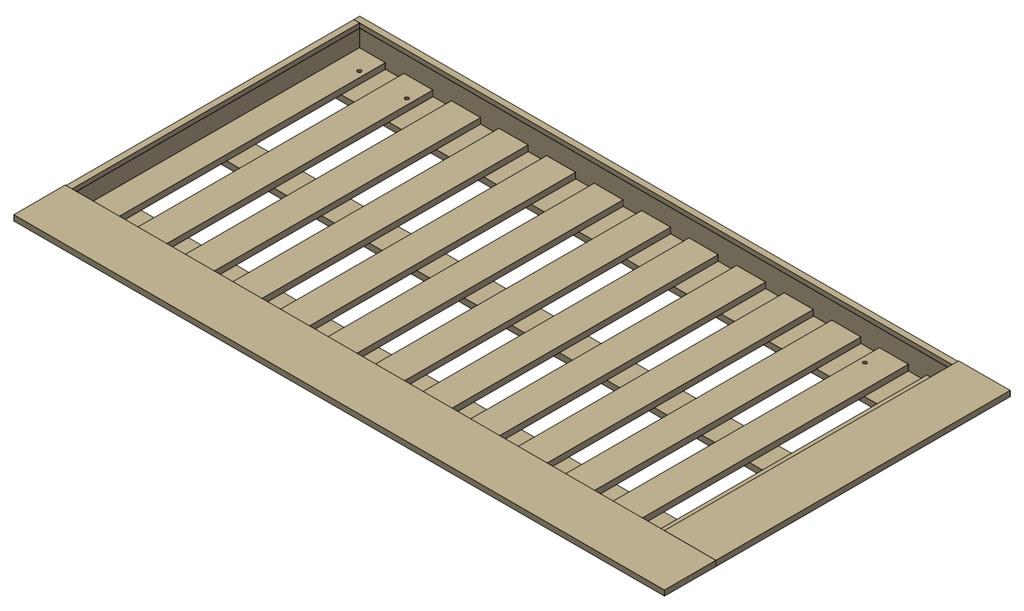 Boxspring Modern Links - BSMODERN LINKS - B=950mm, L=2050mm, H=130mm